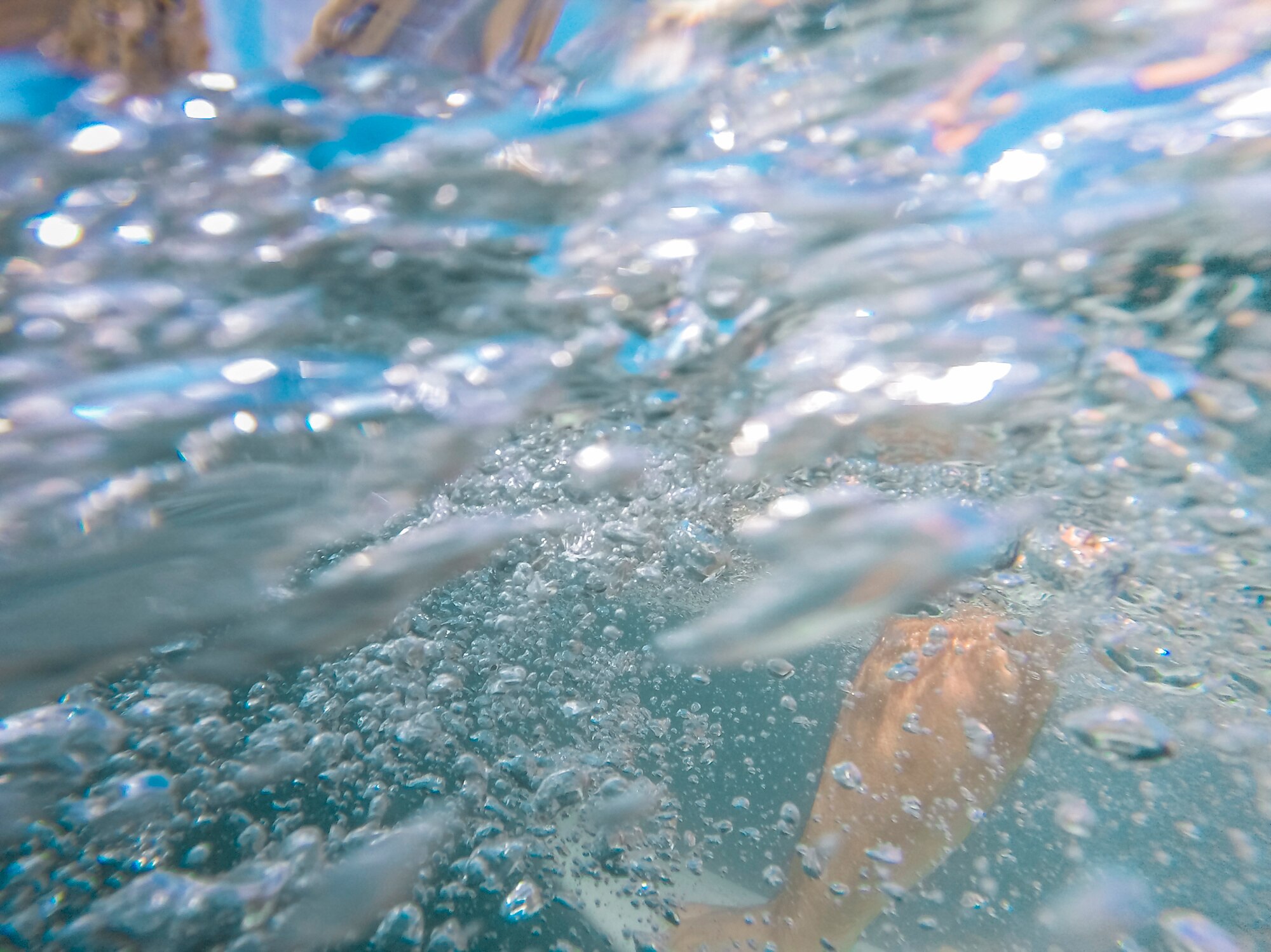 Textura de agua y luz